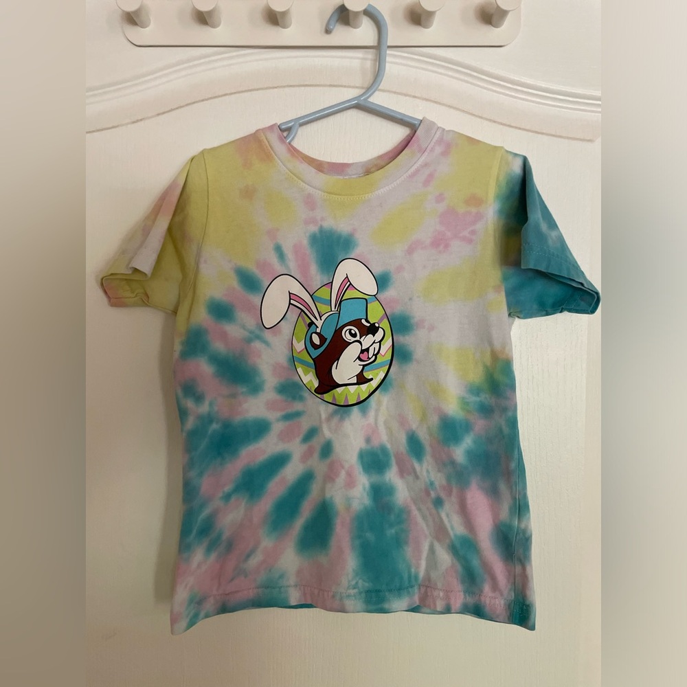 Buc-ee’s Easter Tie-Dye Kids T-Shirt size 4T